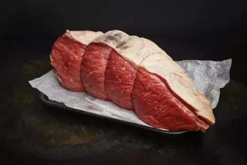 Rolled topside of beef available from online butchers